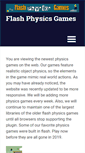 Mobile Screenshot of flashphysicsgames.com